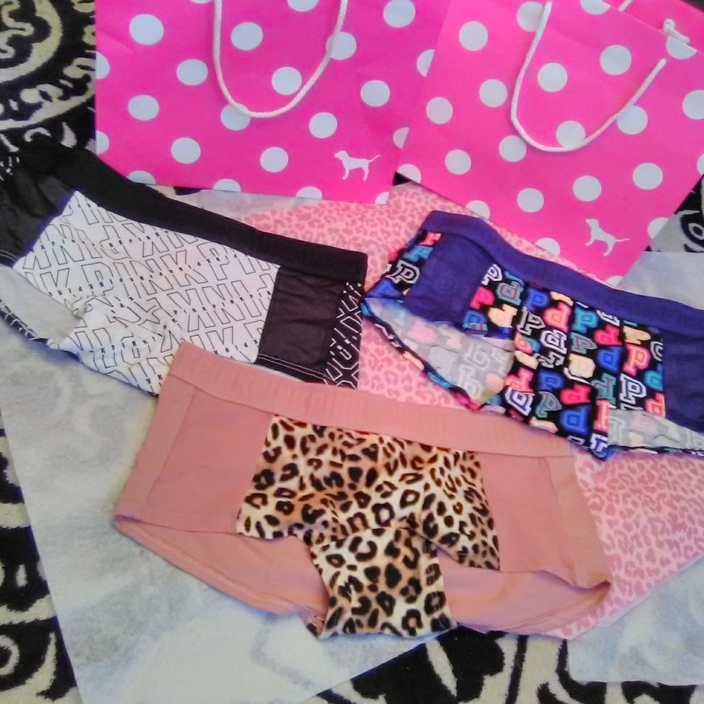 PINK authentic small boy shorts bundle